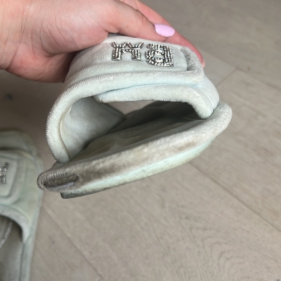 ALEXANDER WANG Lana Crystal Logo Slide Slipper Size 38 = US 8 - Picture 2 of 11